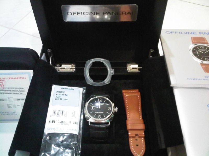 Panerai watch listing