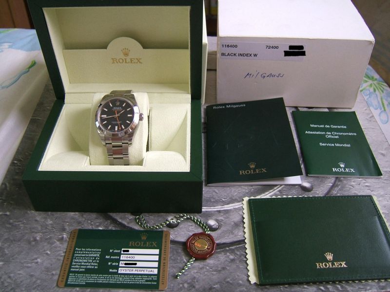 Rolex watch listing