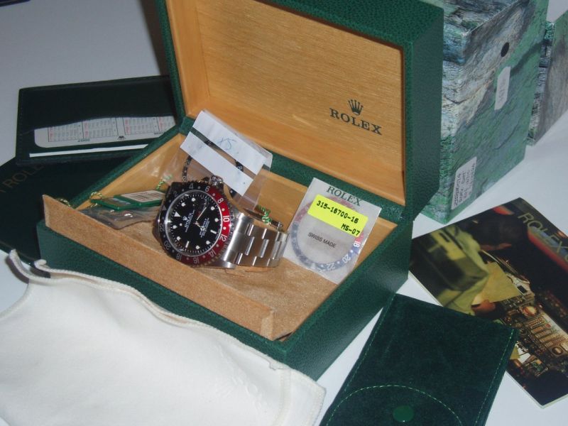Rolex watch listing