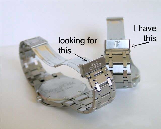 Audemars Piguet watch listing