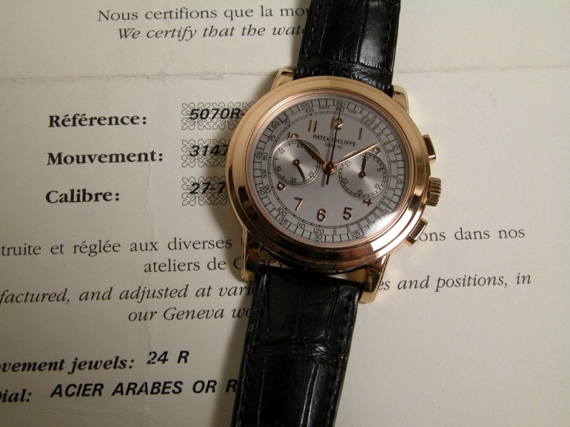Patek Philippe watch listing