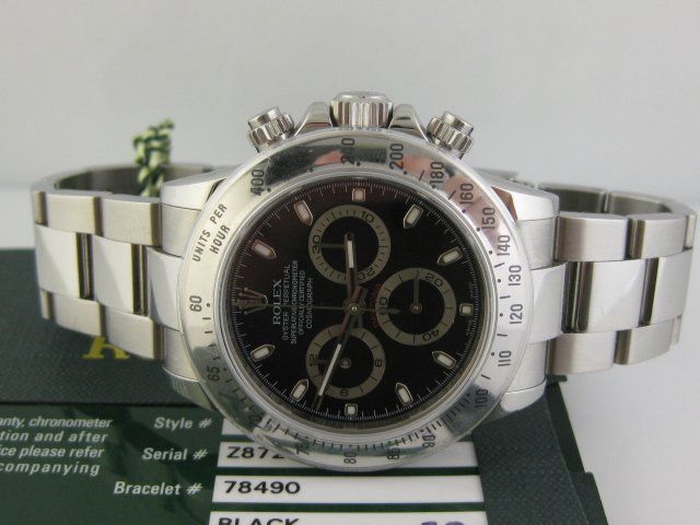 Rolex watch listing