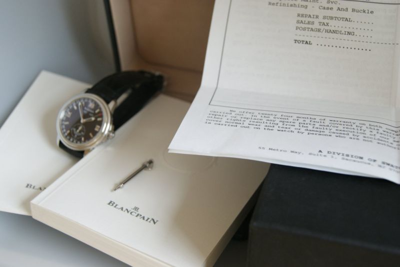 Blancpain watch listing