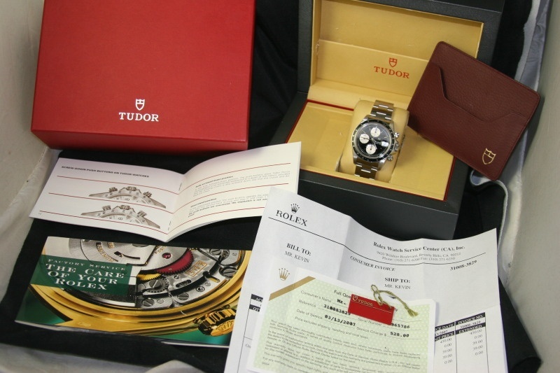 Tudor watch listing
