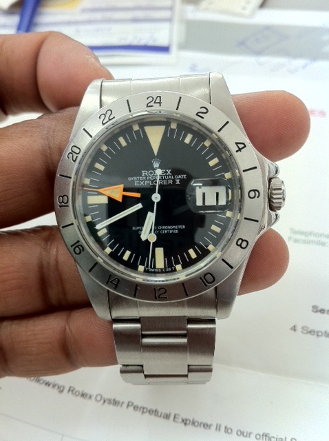 Rolex watch listing