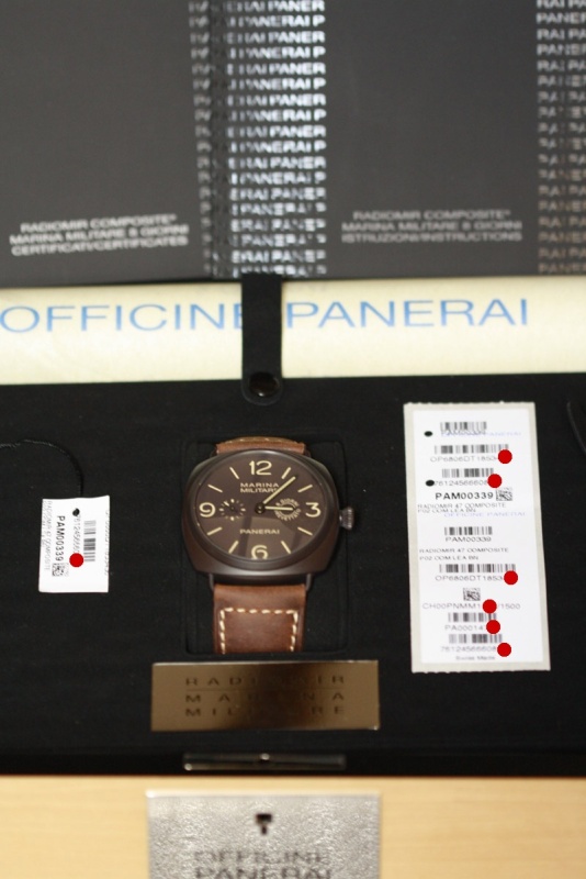 Panerai watch listing