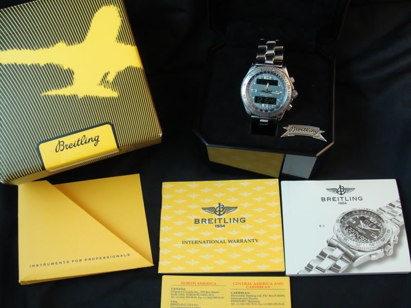 Breitling watch listing