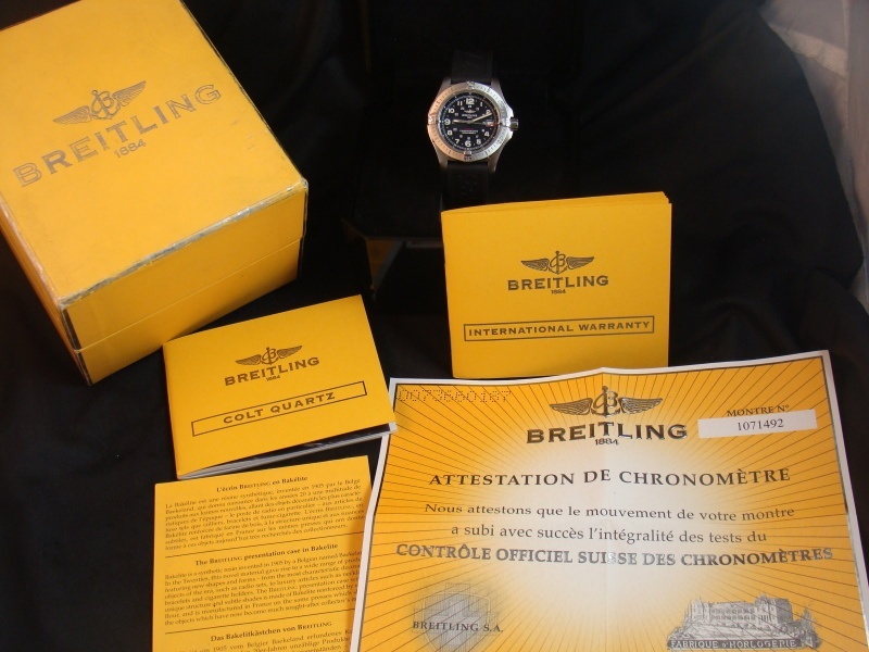 Breitling watch listing