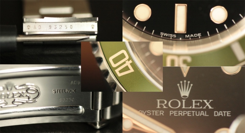 Rolex watch listing