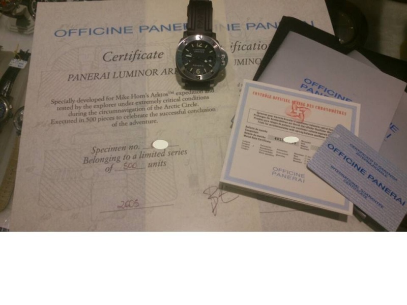 Panerai watch listing