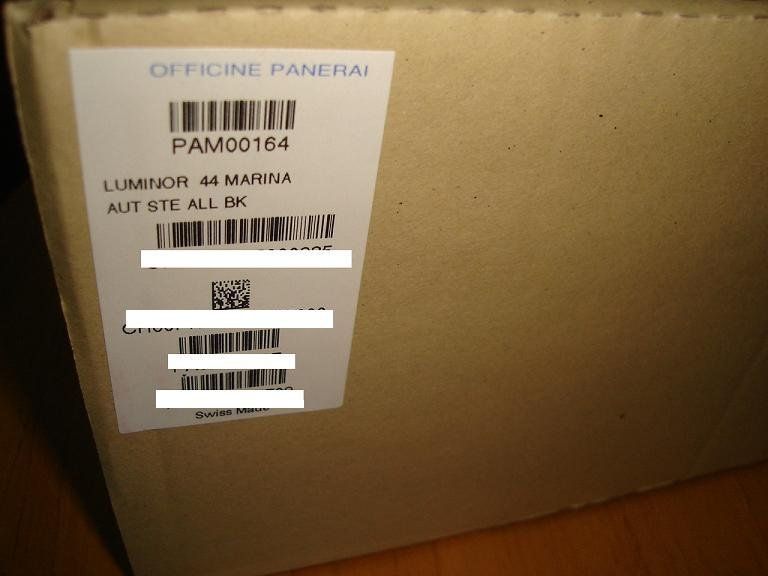 Panerai watch listing