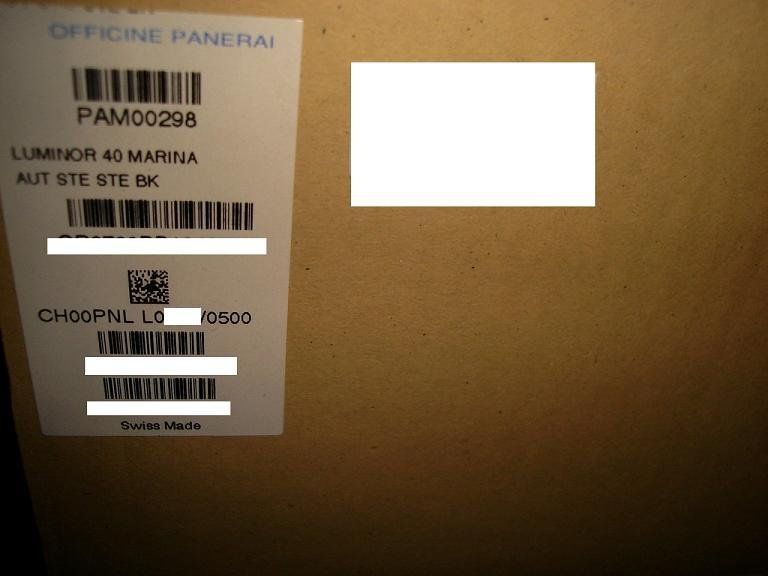 Panerai watch listing