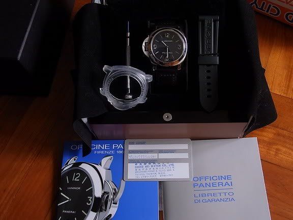 Panerai watch listing