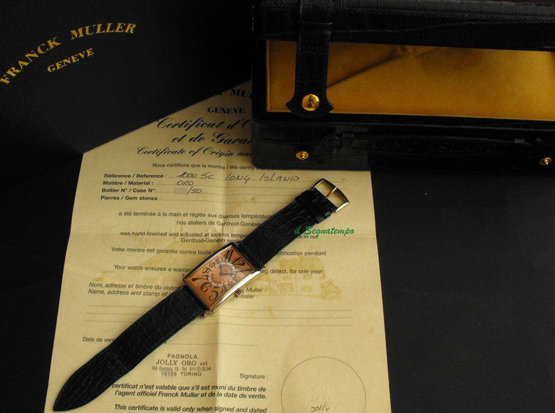 Franck Muller watch listing