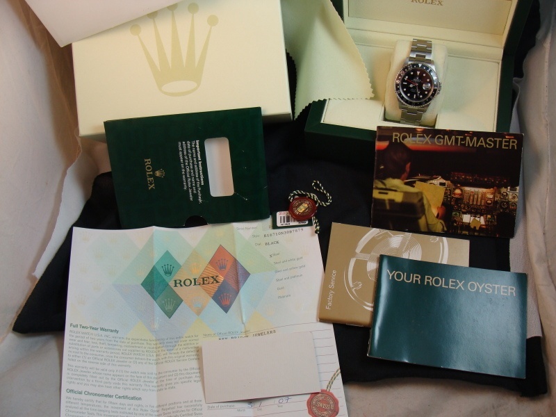 Rolex watch listing