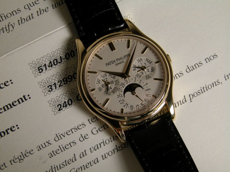 Patek Philippe watch listing