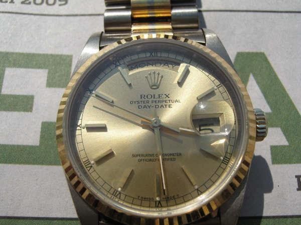 Rolex watch listing