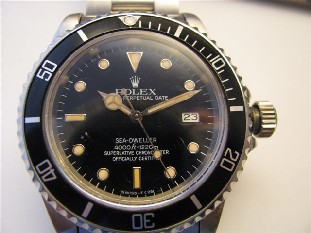 Rolex watch listing
