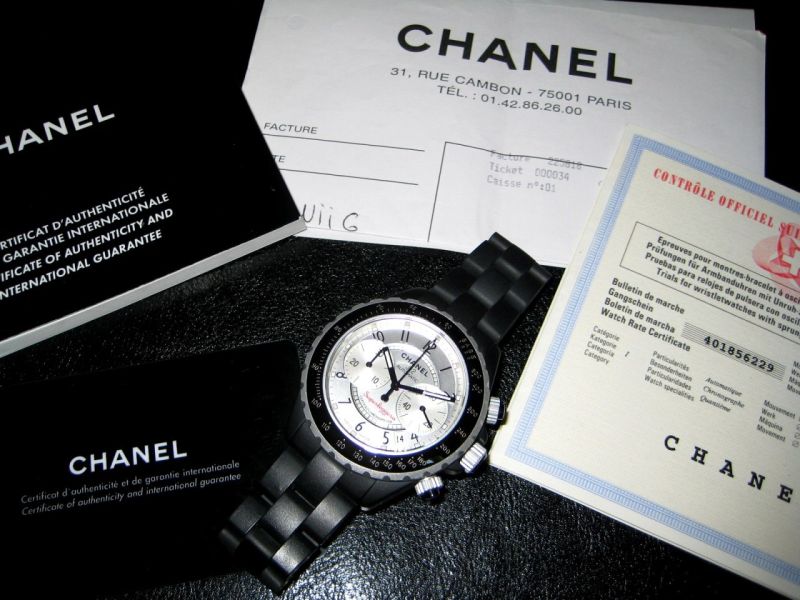 Chanel watch listing