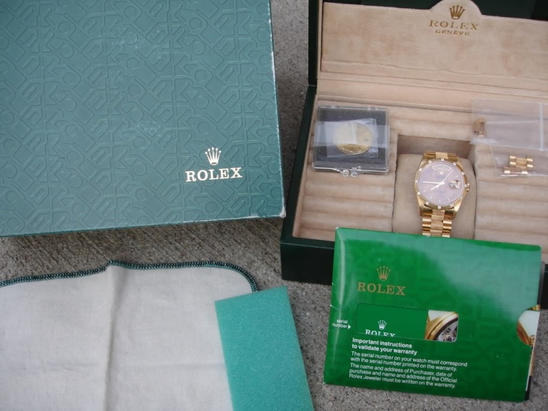 Rolex watch listing