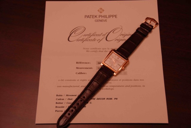 Patek Philippe watch listing