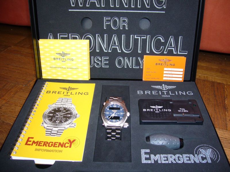 Breitling watch listing