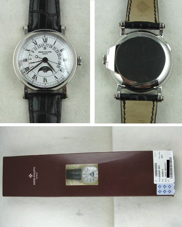 Patek Philippe watch listing