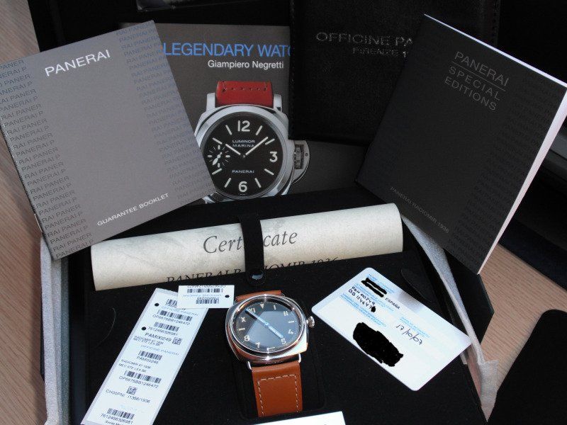 Panerai watch listing