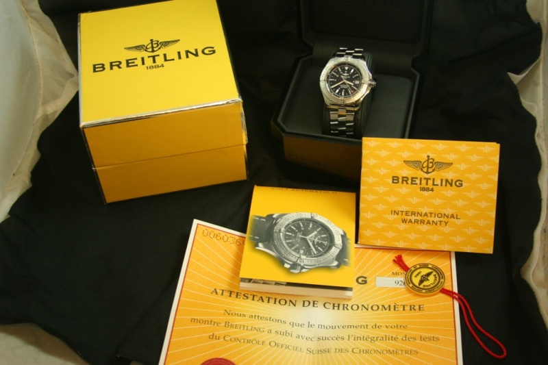 Breitling watch listing