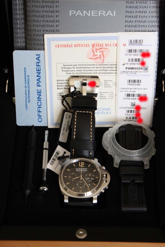 Panerai watch listing