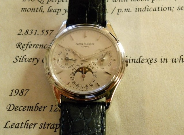 Patek Philippe watch listing