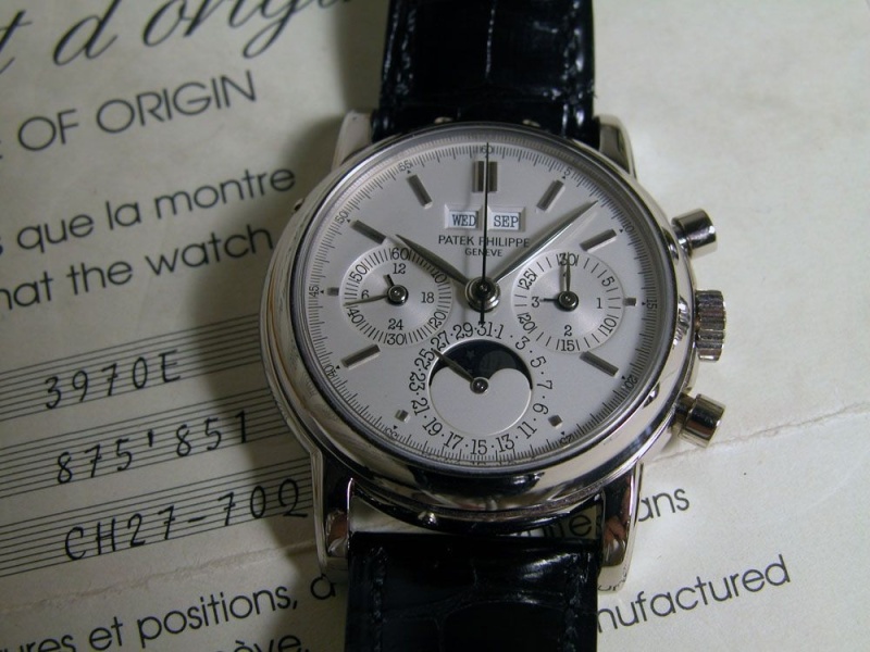 Patek Philippe watch listing