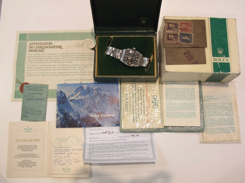 Rolex watch listing