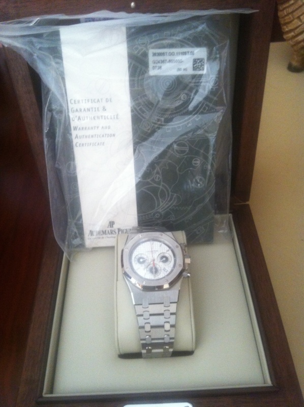 Audemars Piguet watch listing