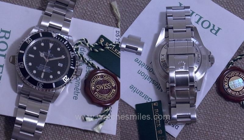 Rolex watch listing