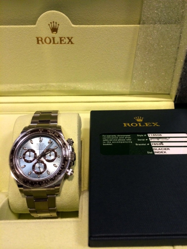 Rolex watch listing