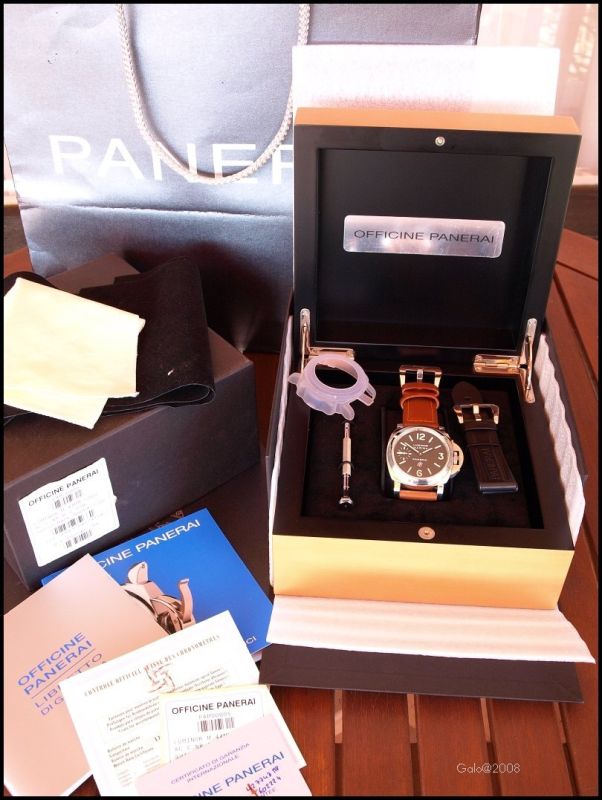 Panerai watch listing