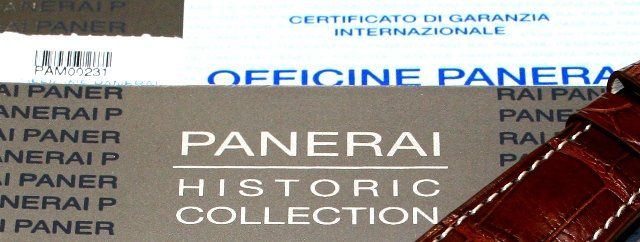 Panerai watch listing