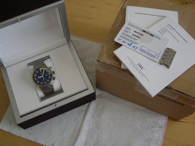 IWC watch listing