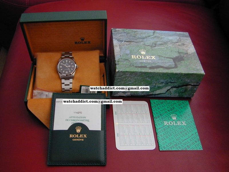Rolex watch listing