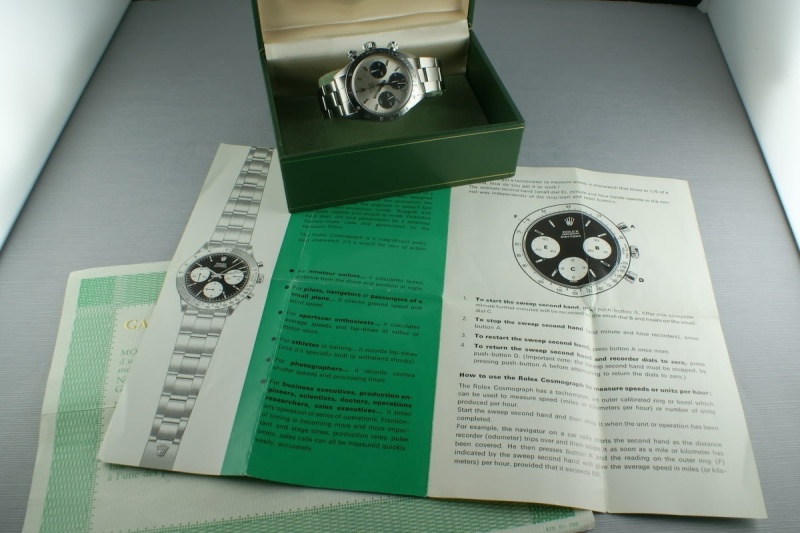 Rolex watch listing