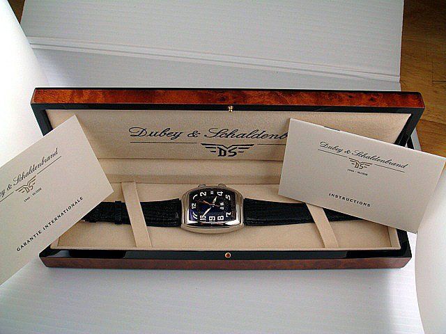 Scatola Porta Orologio Dubey & Schaldenbrand – Marrone, Custodia Singola Usata