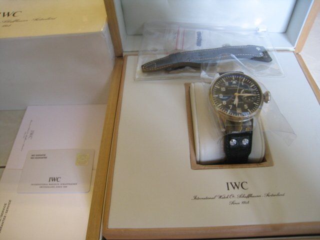 IWC watch listing