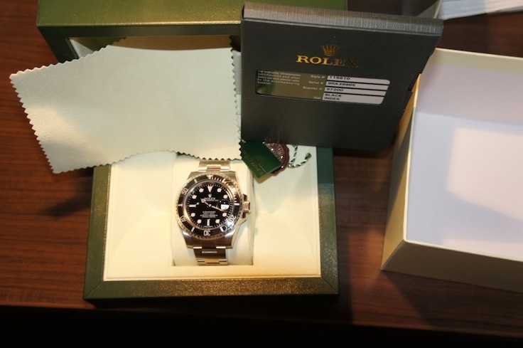 Rolex watch listing