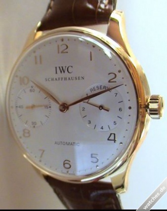 IWC watch listing