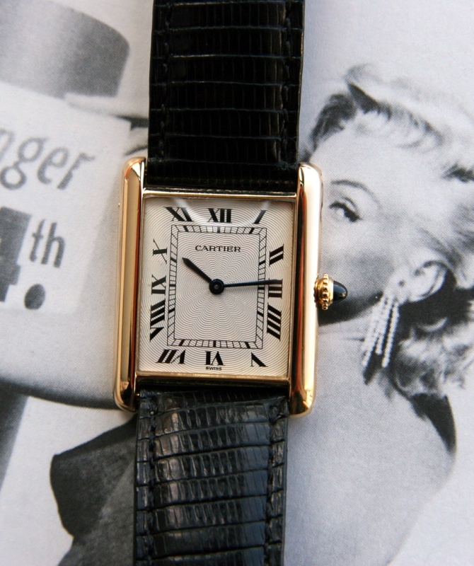 Cartier watch listing