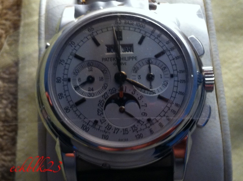 Patek Philippe watch listing