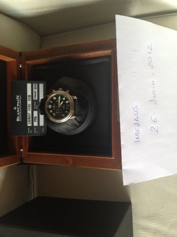 Blancpain watch listing