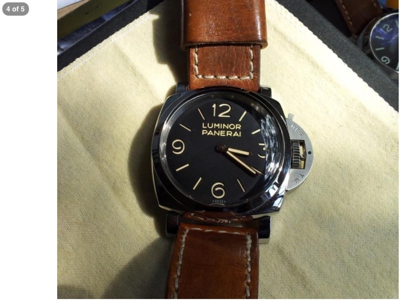 Panerai watch listing