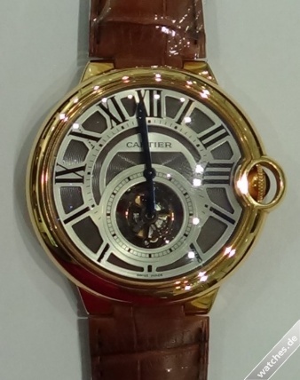 Cartier watch listing